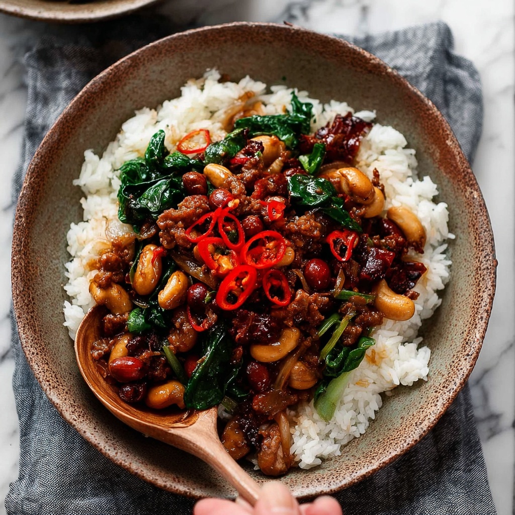 Thai Cashew Chicken Stir Fry Recipe - Recipe Image