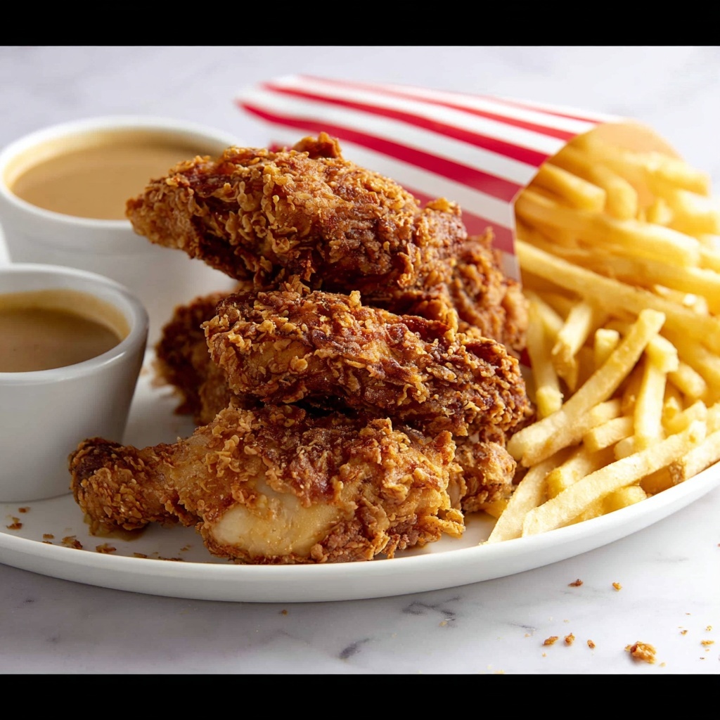 Ultra Crispy Fried Chicken with a Crunchy Craggy Coating Recipe - Recipe Image