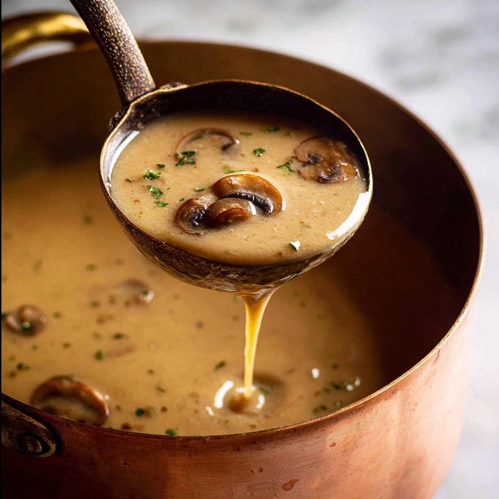 Creamy Mushroom Gravy from Scratch Recipe - Recipe Image