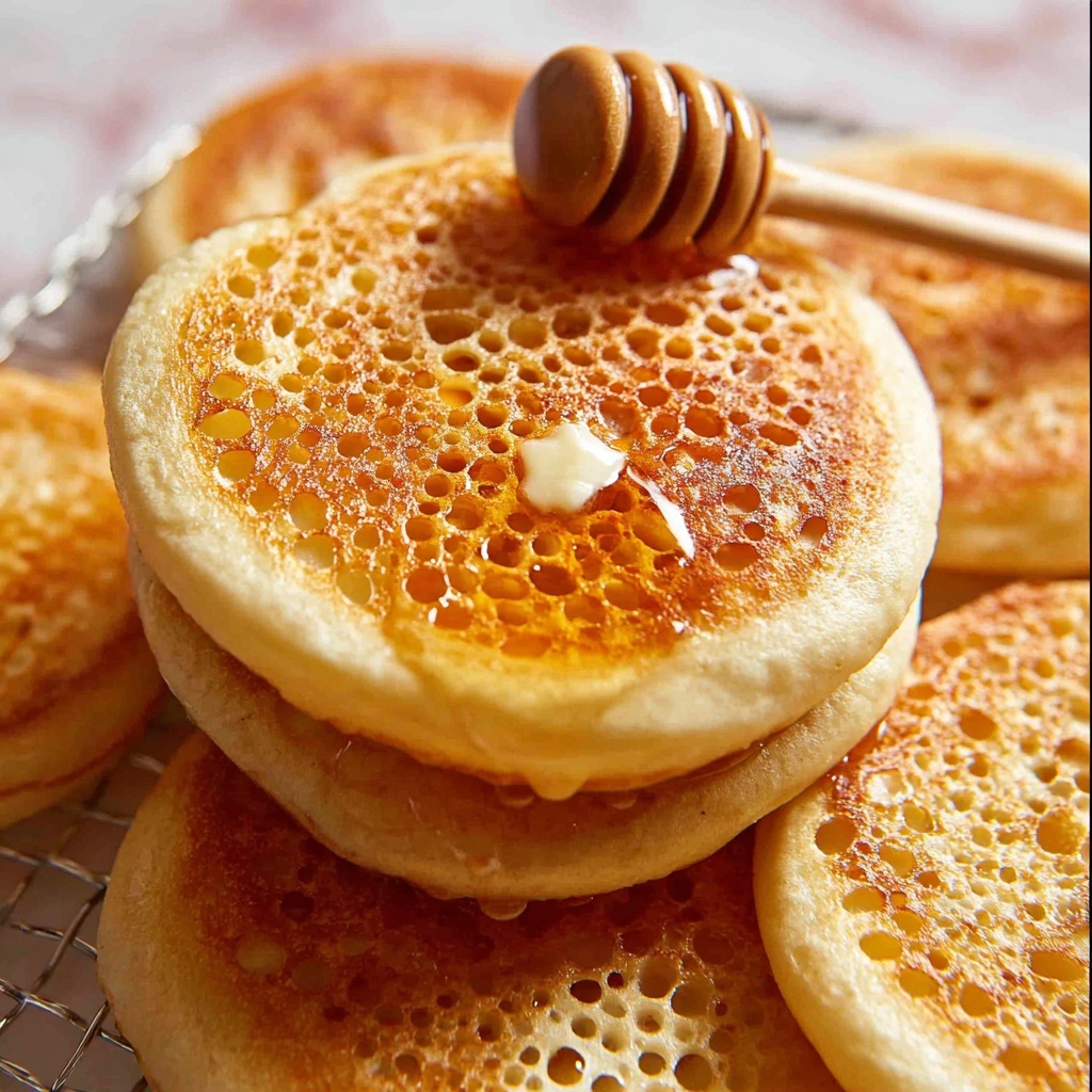 Homemade Crumpet Recipe - Recipe Image