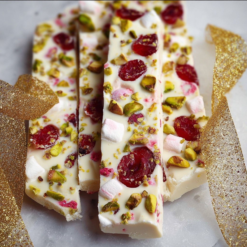 White Christmas Rocky Road Recipe - Recipe Image