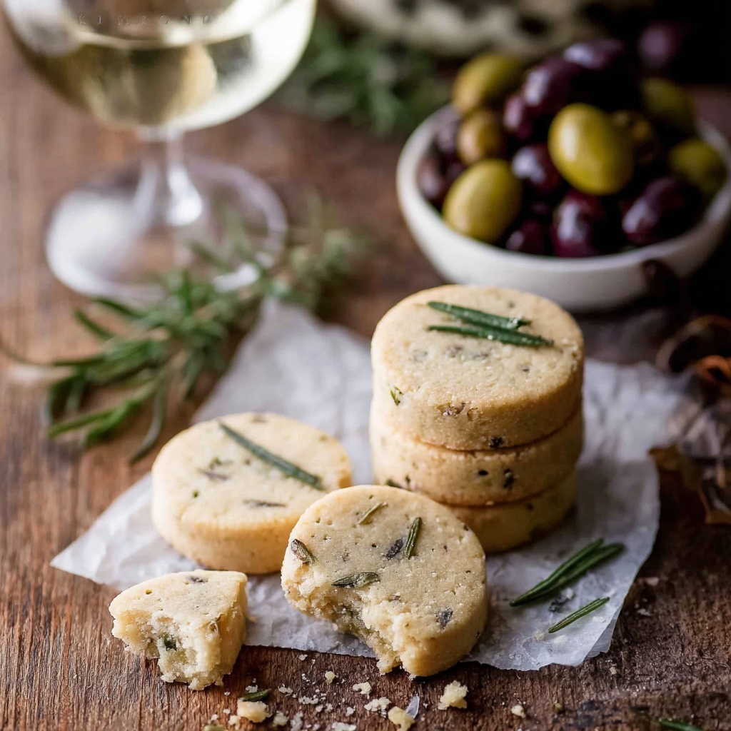 Parmesan Shortbread Biscuits Recipe - Recipe Image