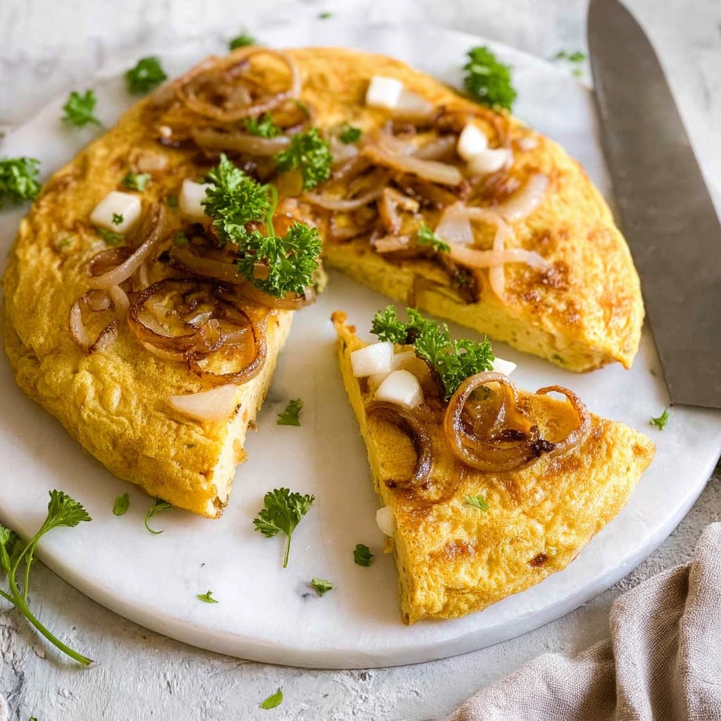 Spanish Potato and Onion Tortilla (Omelette) Recipe - Recipe Image