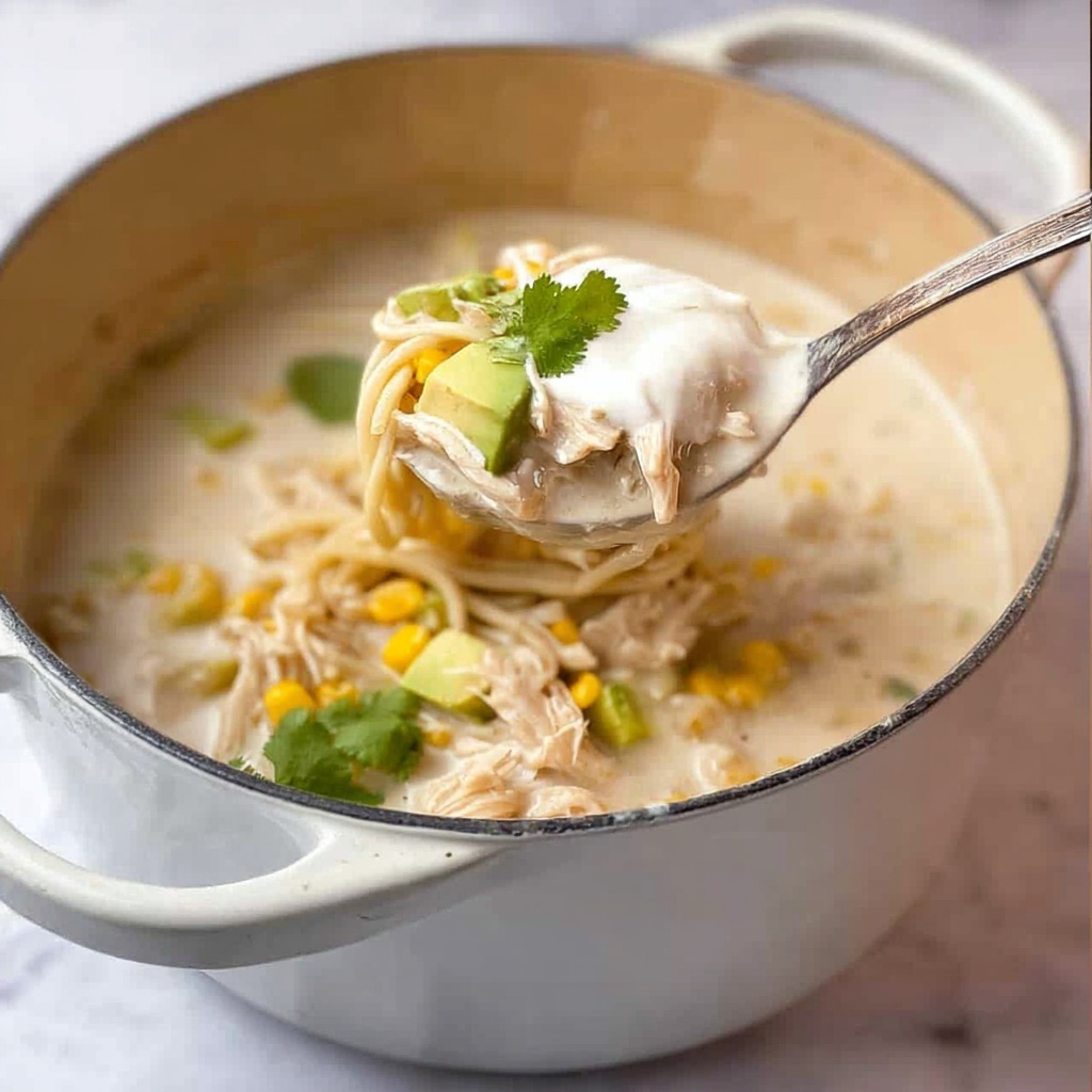 White Chicken (or Turkey) Enchilada Soup Recipe - Recipe Image