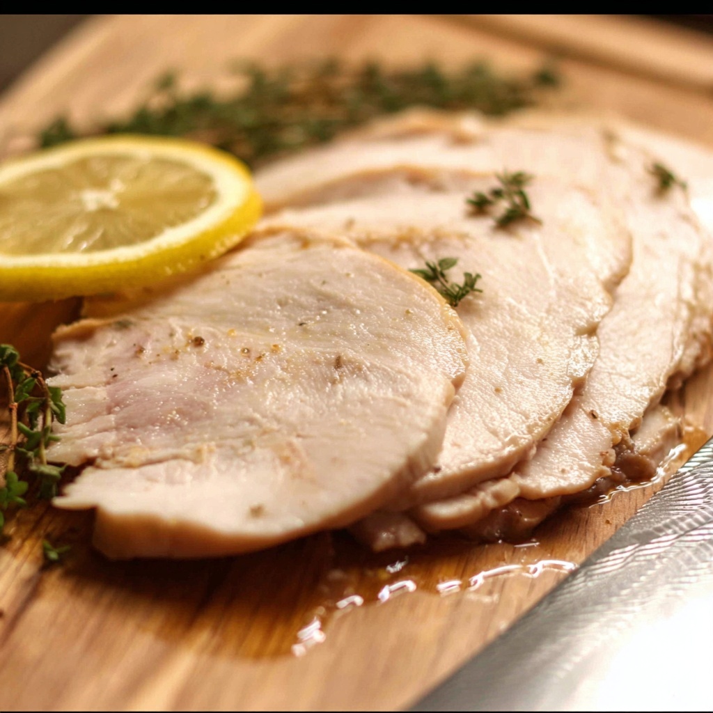 Poached Chicken Breast: Foolproof, Juicy, and Tender Recipe - Recipe Image