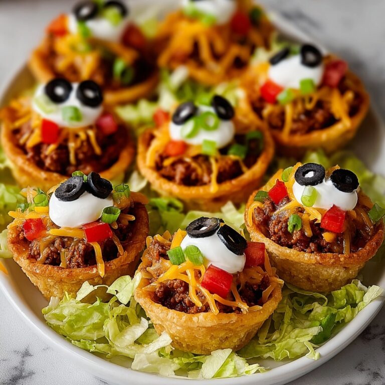 Ghost Mini Taco Pies Recipe