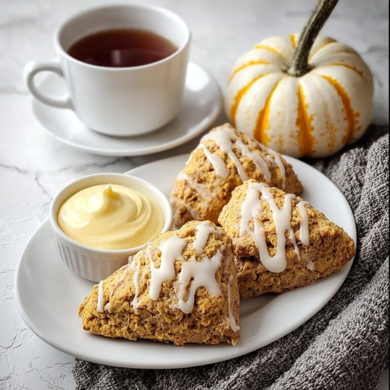 Spiced Baked Pumpkin Scones Recipe