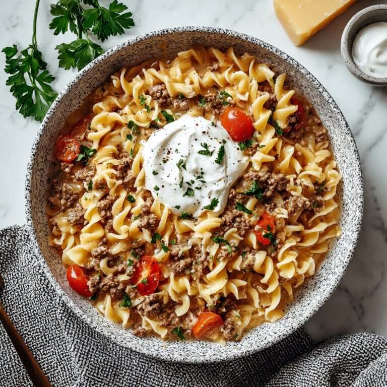 Sour Cream Beef Noodle Casserole Recipe