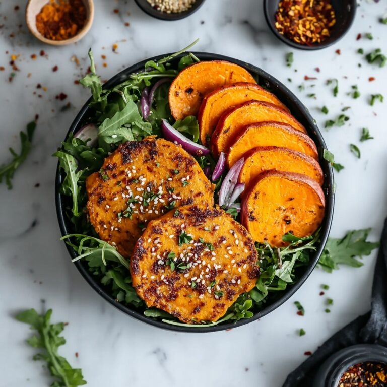 Sweet Potato Patties with Tahini Sauce Recipe