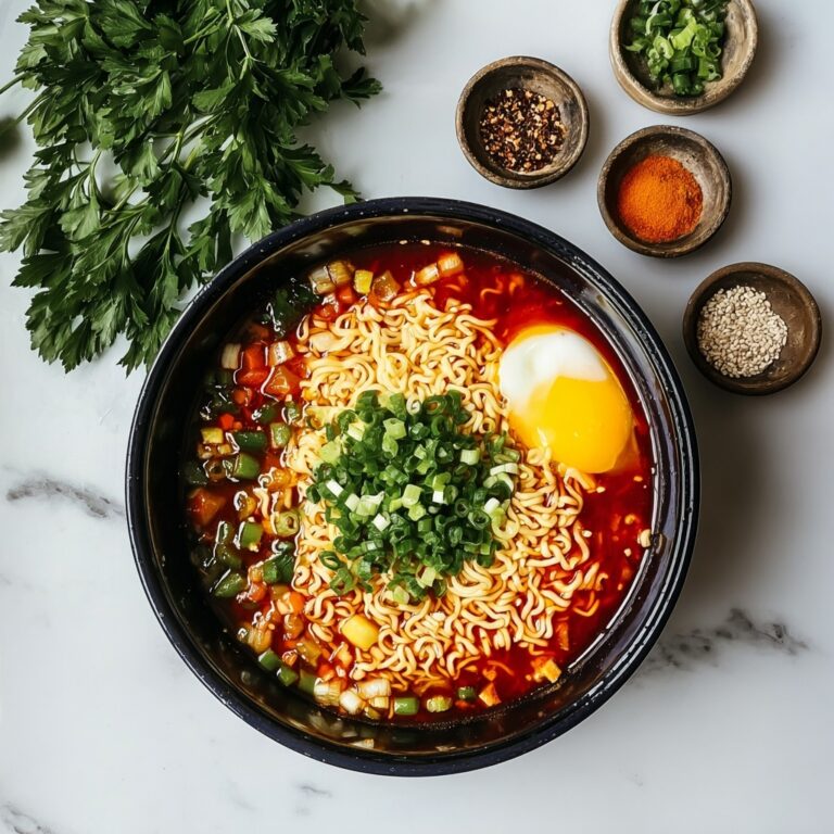 Spicy Gochujang Ramen Noodles Recipe