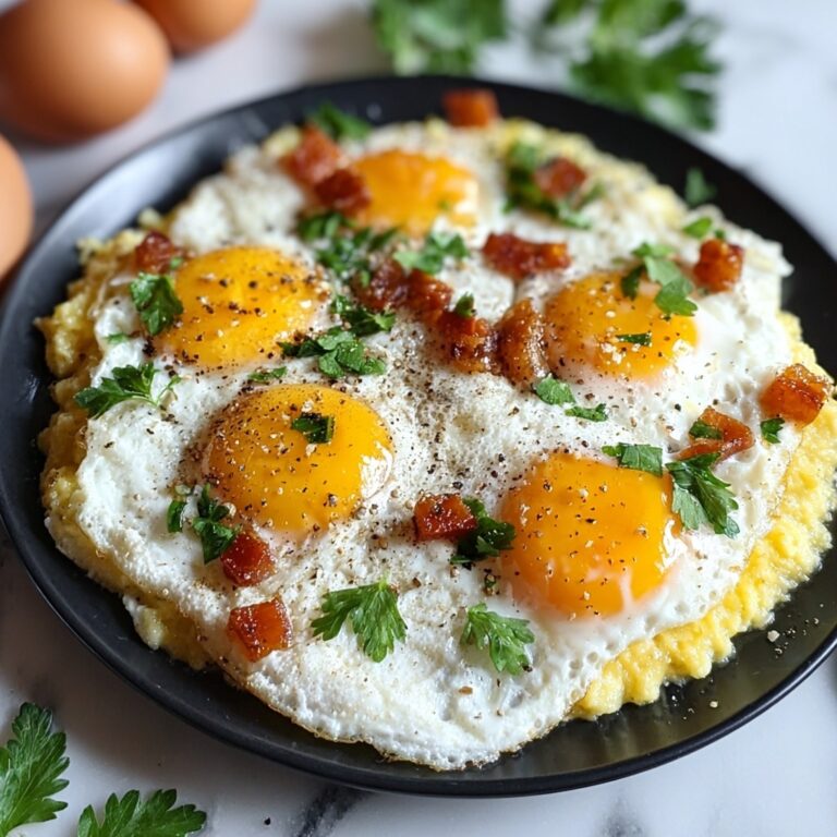 Cottage Cheese Egg Bake with Cheddar, Bell Peppers, and Green Onions Recipe