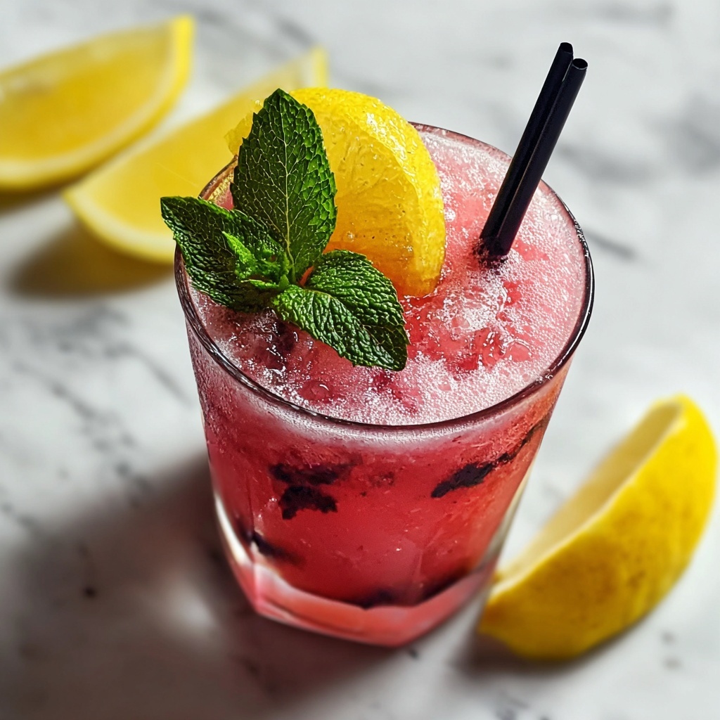 Frozen Hibiscus Lemonade Recipe - Recipe Image