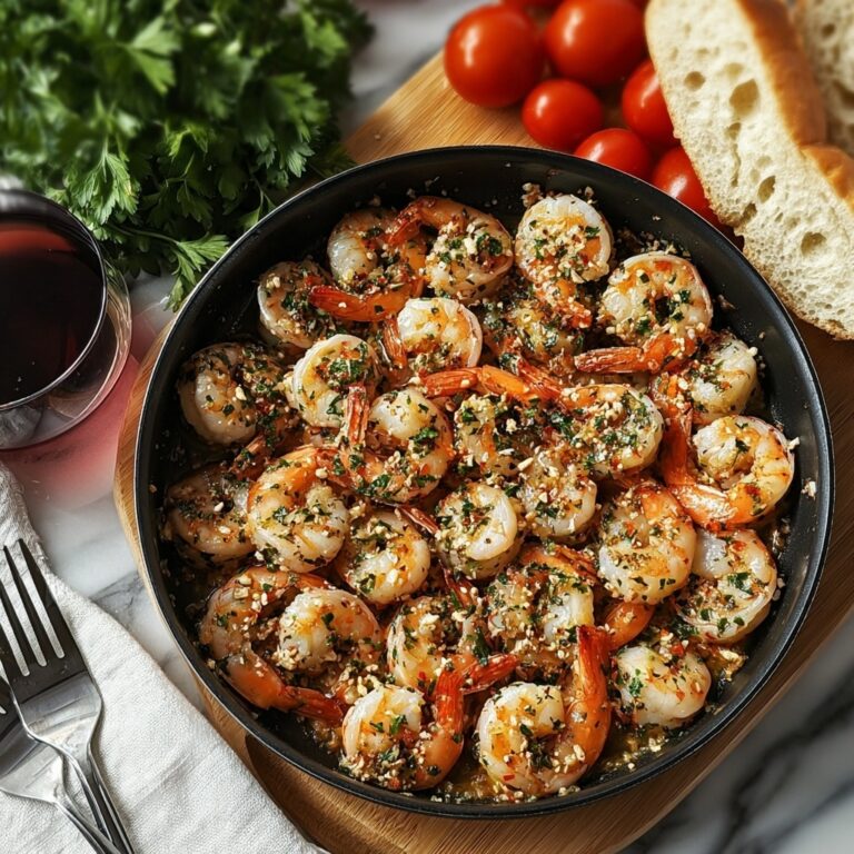 Stuffed Shrimp with Parmesan and Herb Breadcrumb Filling Recipe