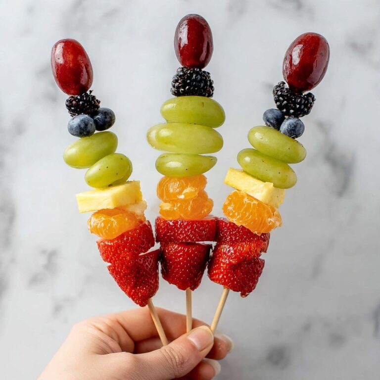 Rainbow Fruit Skewers Recipe