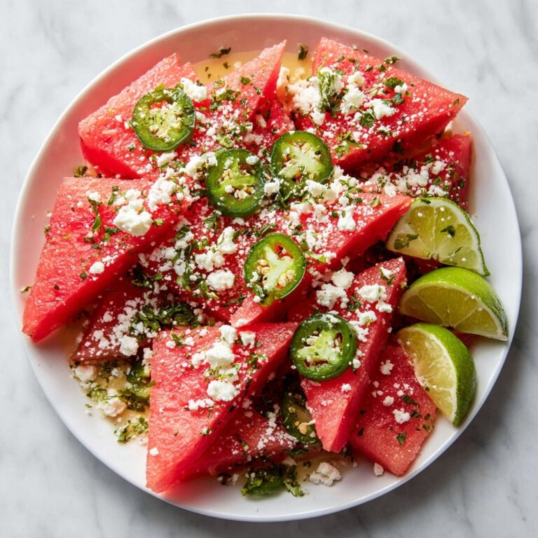 Tajin Watermelon Salad with Cotija and Cilantro Recipe
