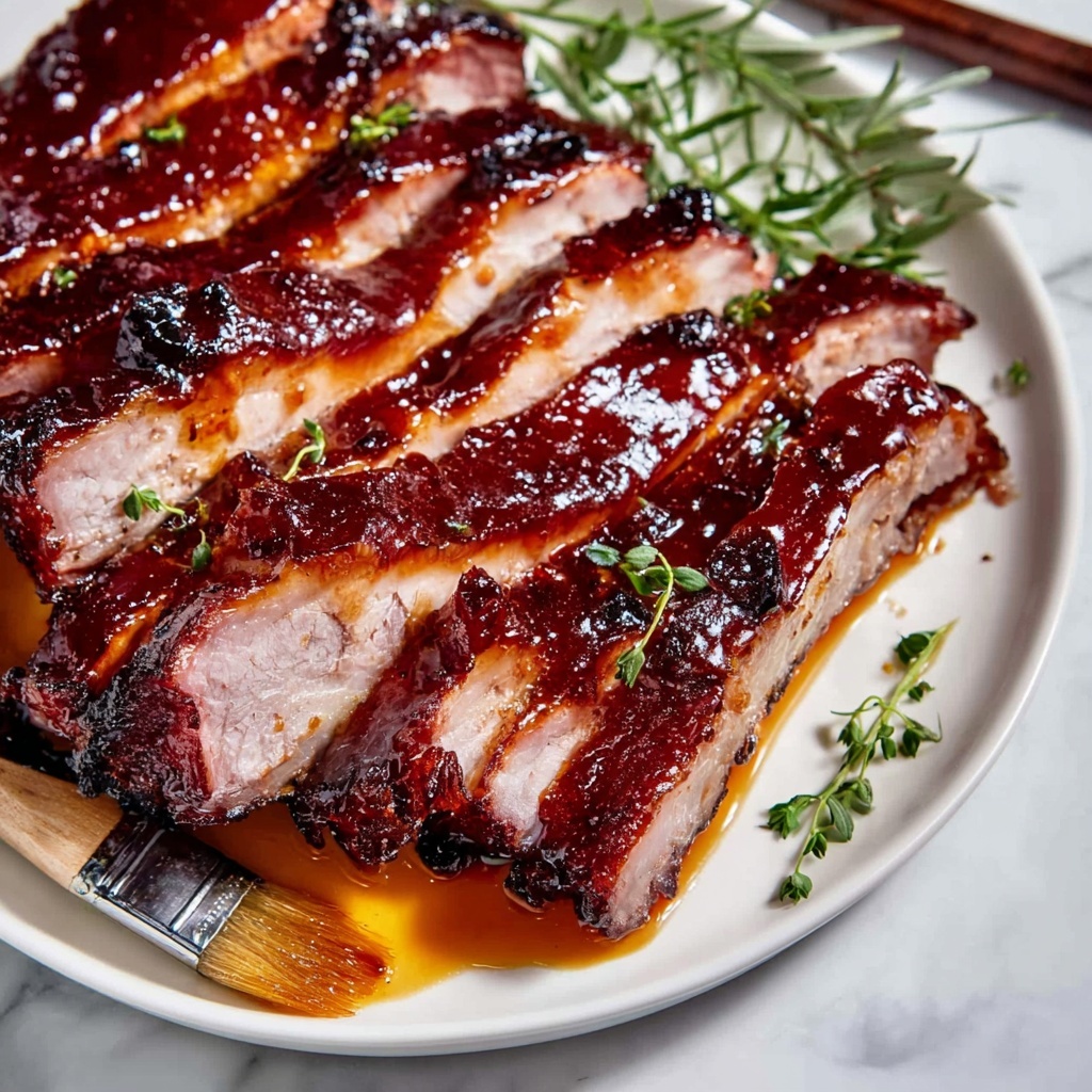 Baked Ham with Raspberry Chipotle Ham Glaze Recipe - Recipe Image