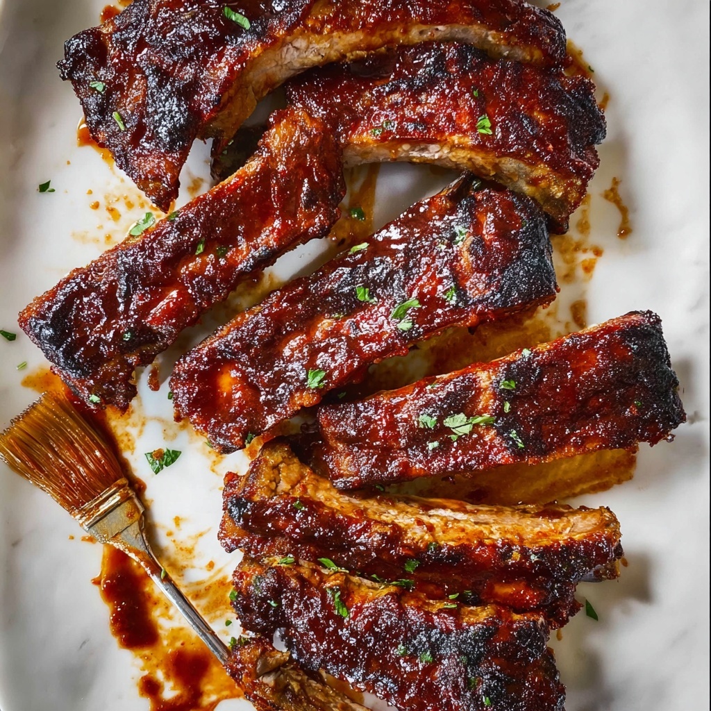 Nana’s Fall-Off-The-Bone Ribs with Barb-ecue Sauce Recipe - Recipe Image