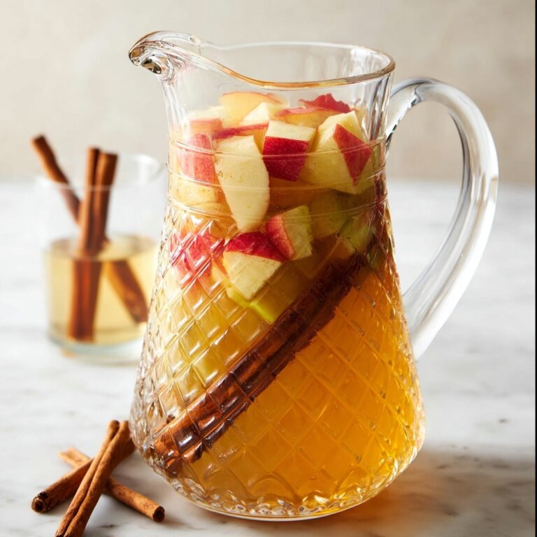 Caramel Apple Sangria | Apple Pie Sangria Recipe