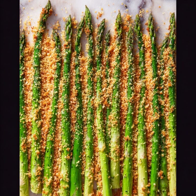 Crispy Garlic Asparagus Recipe