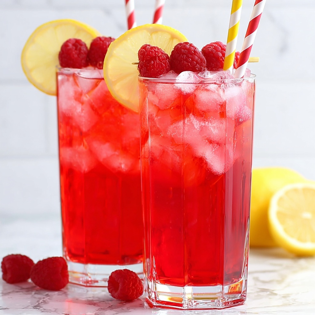 Easy Raspberry Lemonade Recipe - Recipe Image
