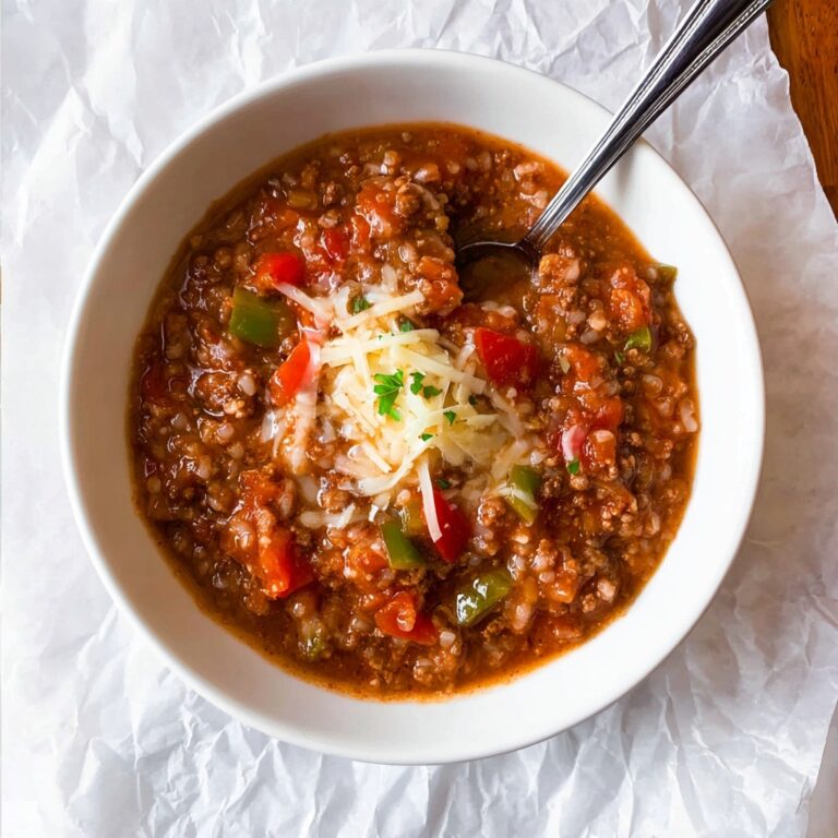 Instant Pot Stuffed Pepper Soup Recipe