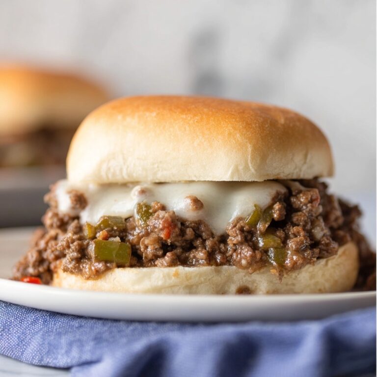 Philly Cheesesteak Sloppy Joes Recipe