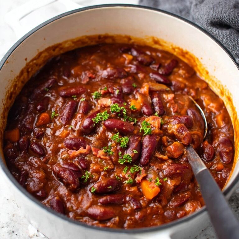 Homemade Baked Beans with Bacon (Southern) Recipe
