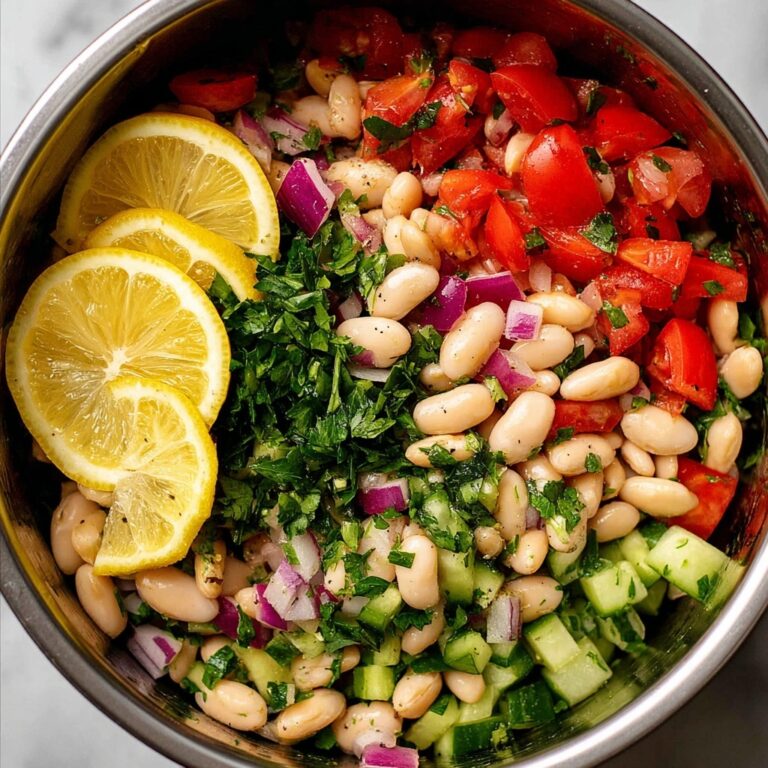 Tabbouleh White Bean Salad Recipe