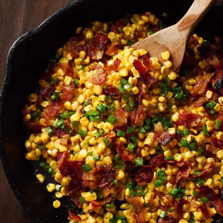 Miso Butter Corn with Bacon and Green Onions Recipe