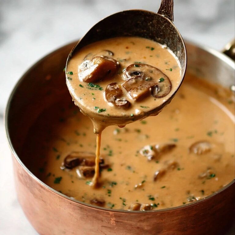 Creamy Mushroom Gravy from Scratch Recipe