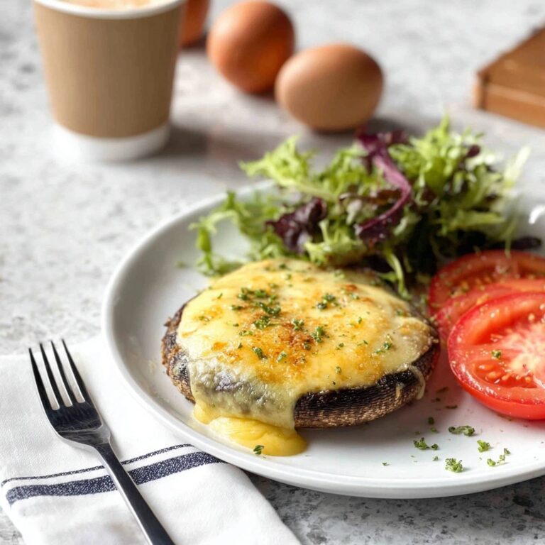 Sunday Sunshine Baked Eggs in Mushrooms Recipe