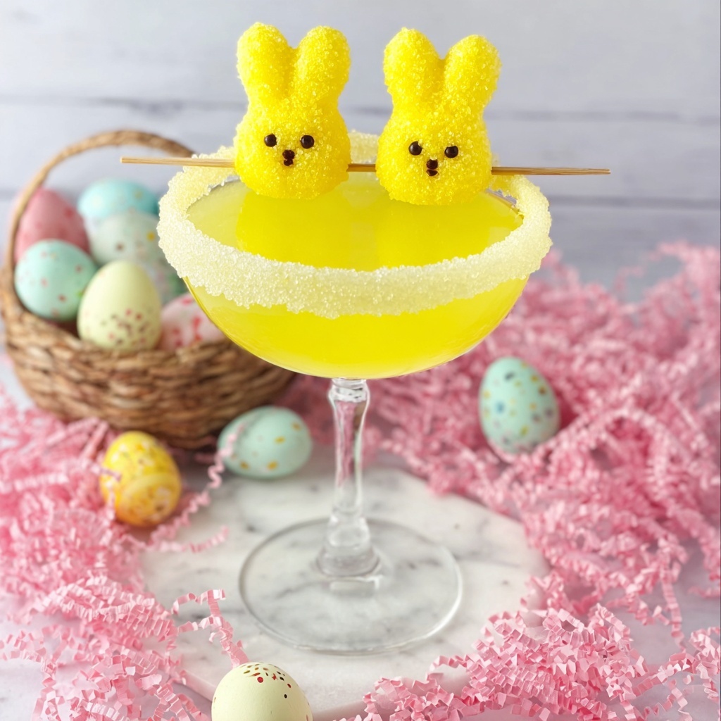 Easter Peeps Martini Recipe - Recipe Image