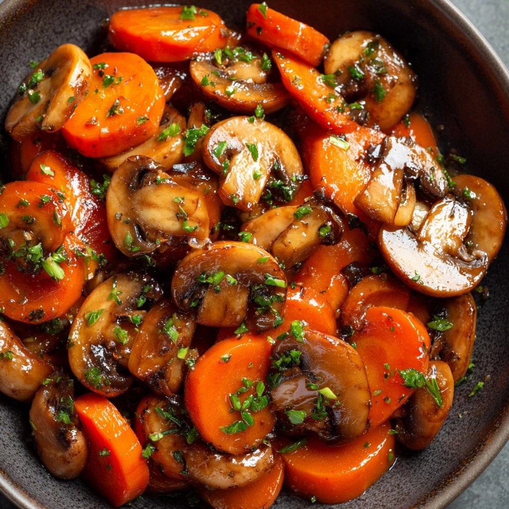 Pickled Shiitake Mushrooms and Carrots Recipe - Recipe Image