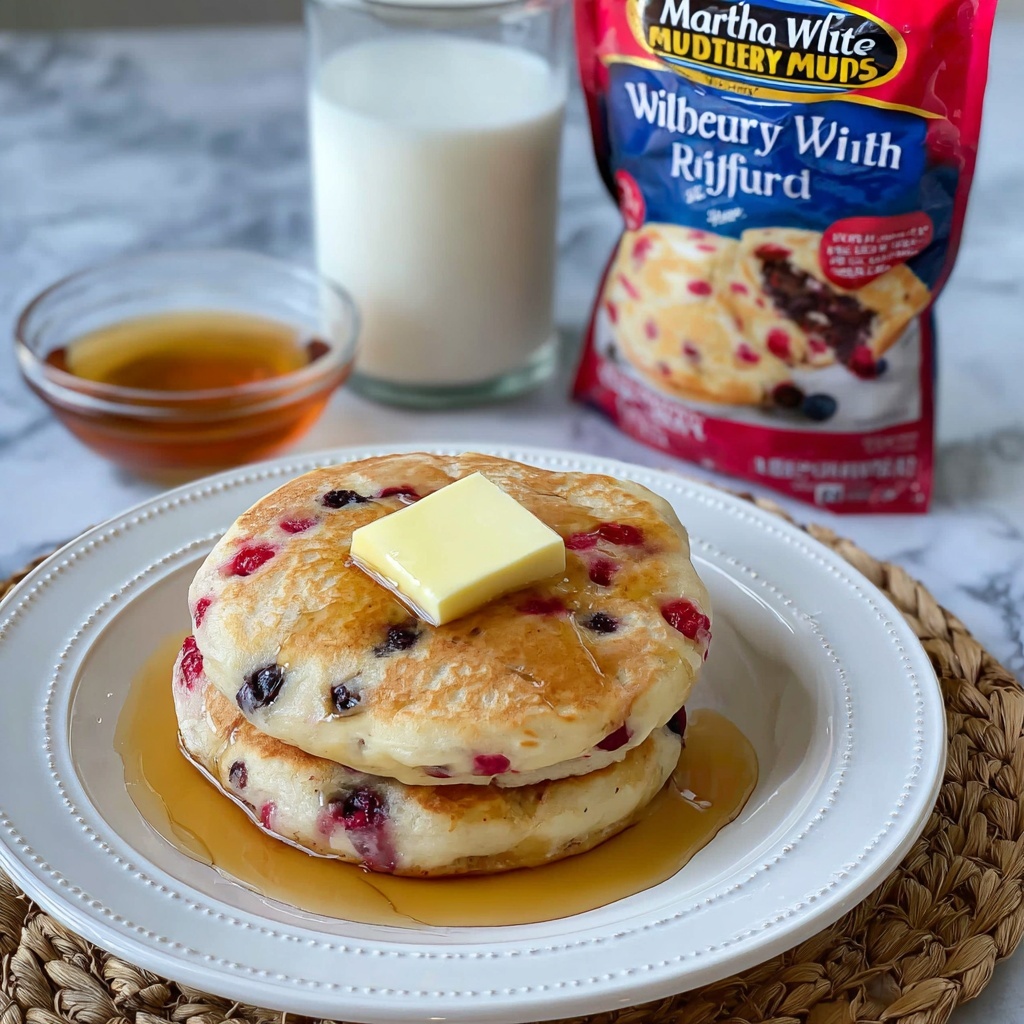 Muffin Mix Pancakes Recipe - Recipe Image