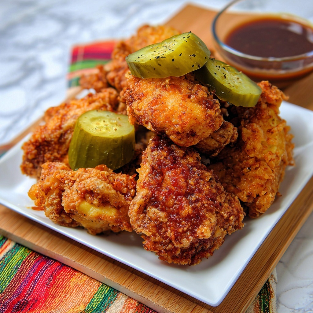 Nashville Chicken Tenders with Spicy Hot Sauce Recipe - Recipe Image