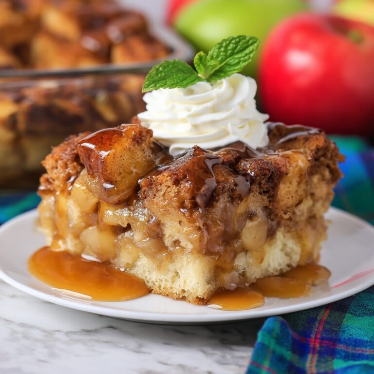 Apple Bread Pudding with Fresh Gala Apples and Warm Spices Recipe