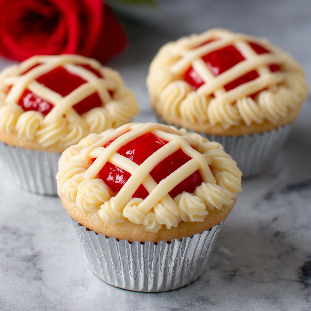 Cherry Pie Cupcakes Recipe - Recipe Image