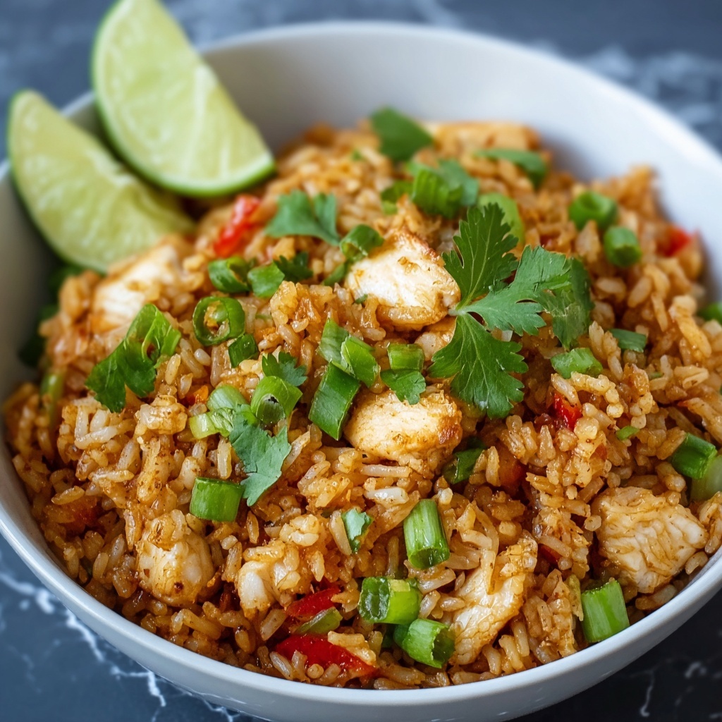 Savory Authentic Thai Fried Rice That'll Wow Your Tastebuds Recipe - Recipe Image