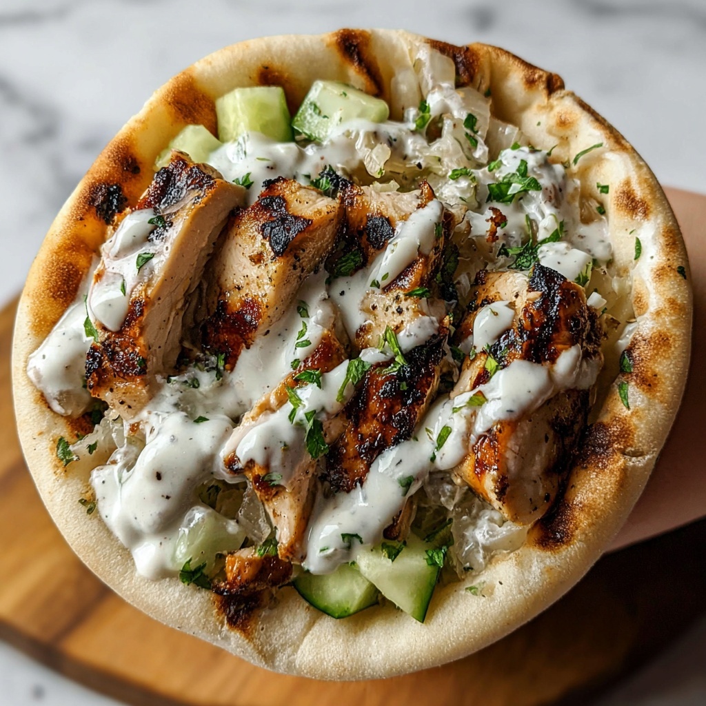 Juicy Chicken Shawarma with Garlic Sauce Recipe Made Easy Recipe - Recipe Image