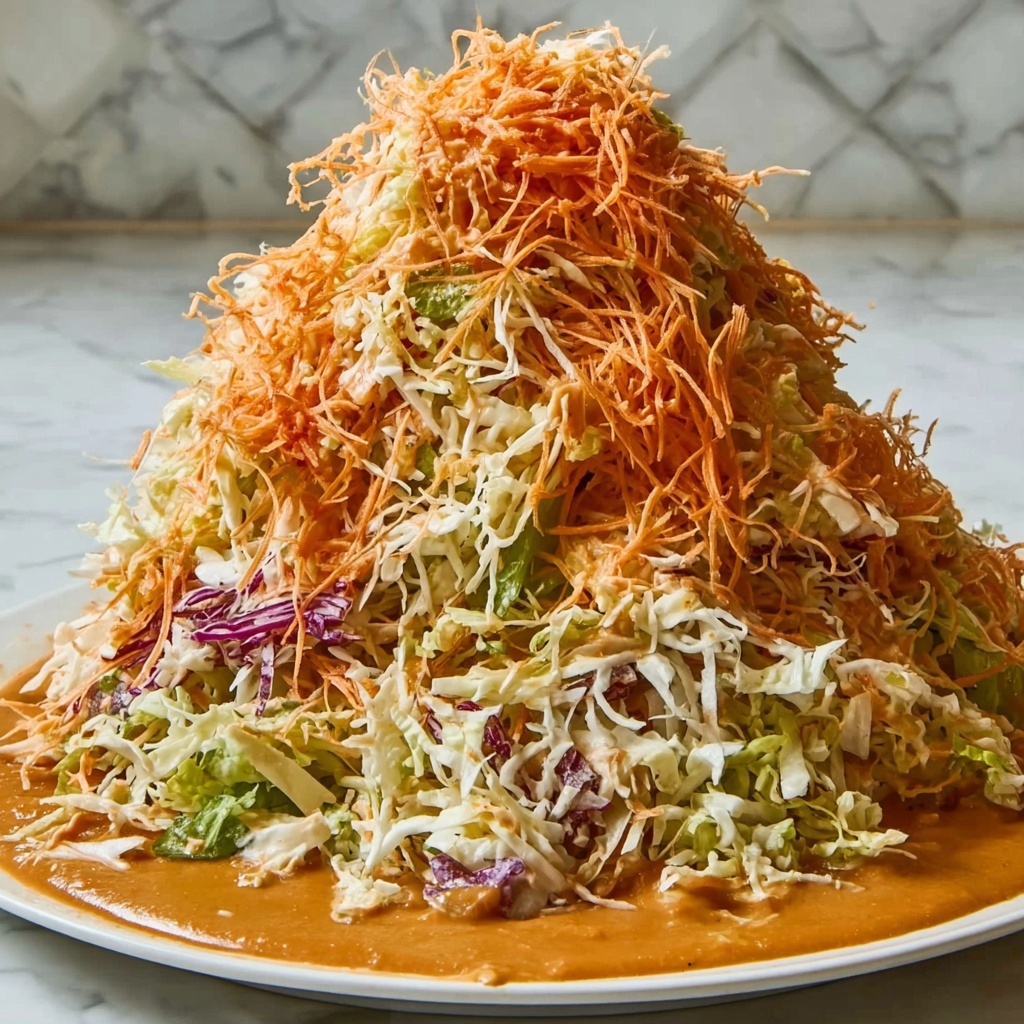 Easy Crunchy Asian Cabbage Slaw with Addictive Sesame Dressing Recipe - Recipe Image
