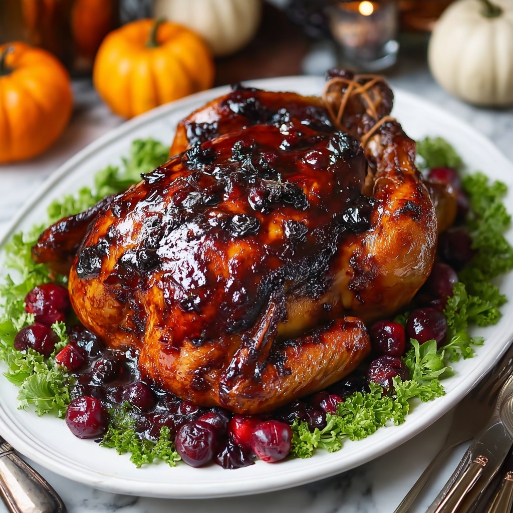 Irresistibly Tasty Cranberry Maple Roast Chicken Recipe - Recipe Image