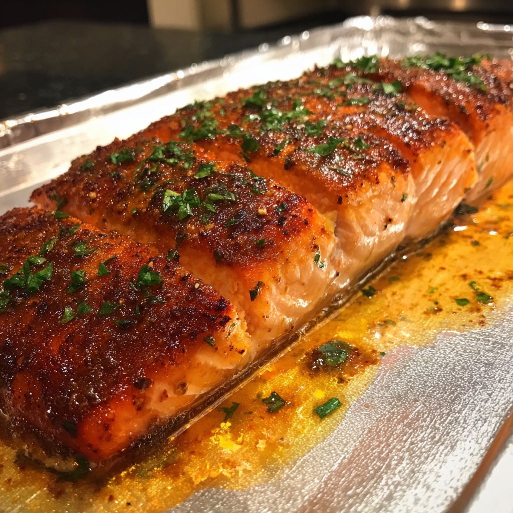 Oven Baked Salmon Recipe - Recipe Image