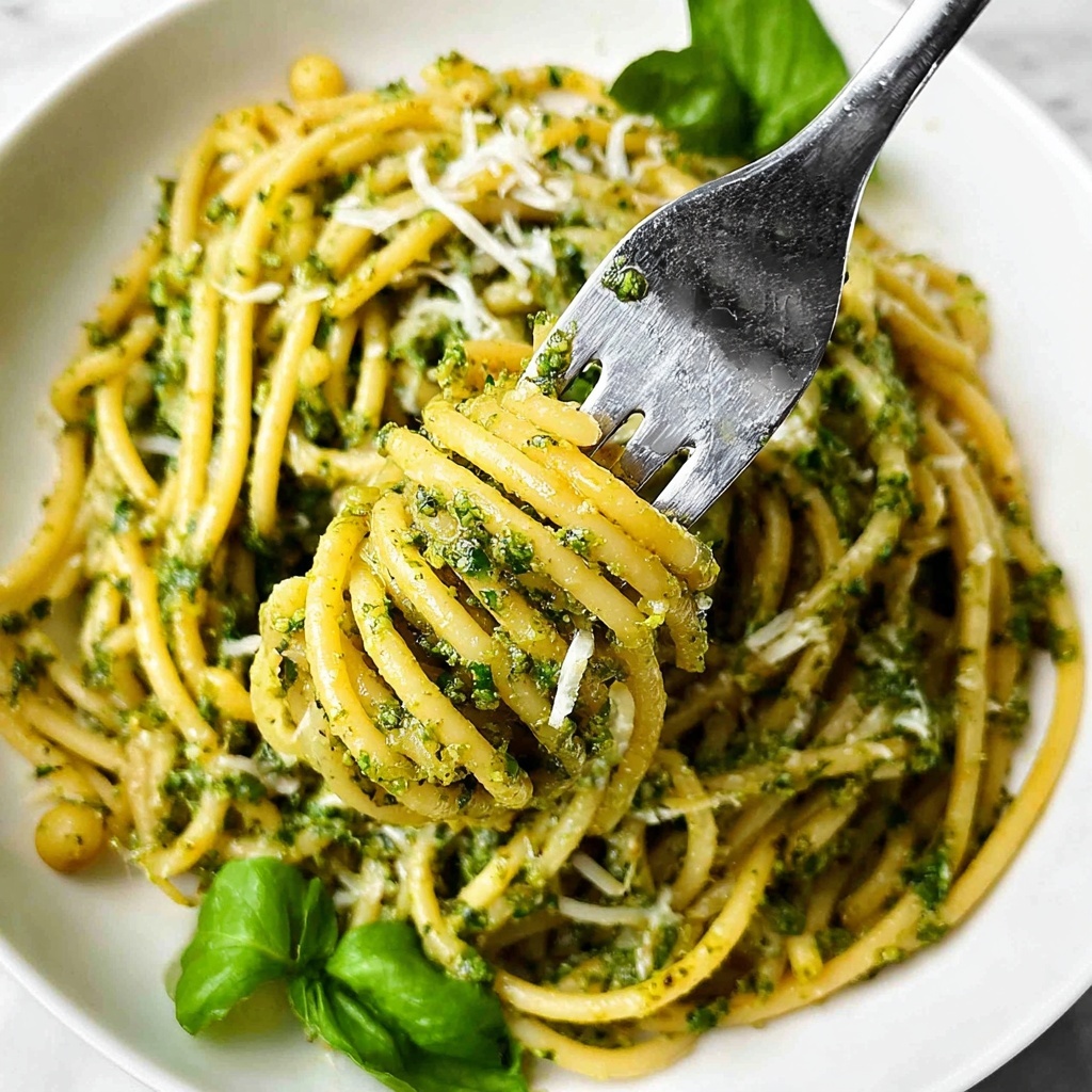 Quick Pesto Pasta Recipe - Recipe Image
