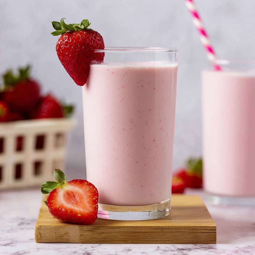 Strawberry Yogurt Smoothie Recipe - Recipe Image