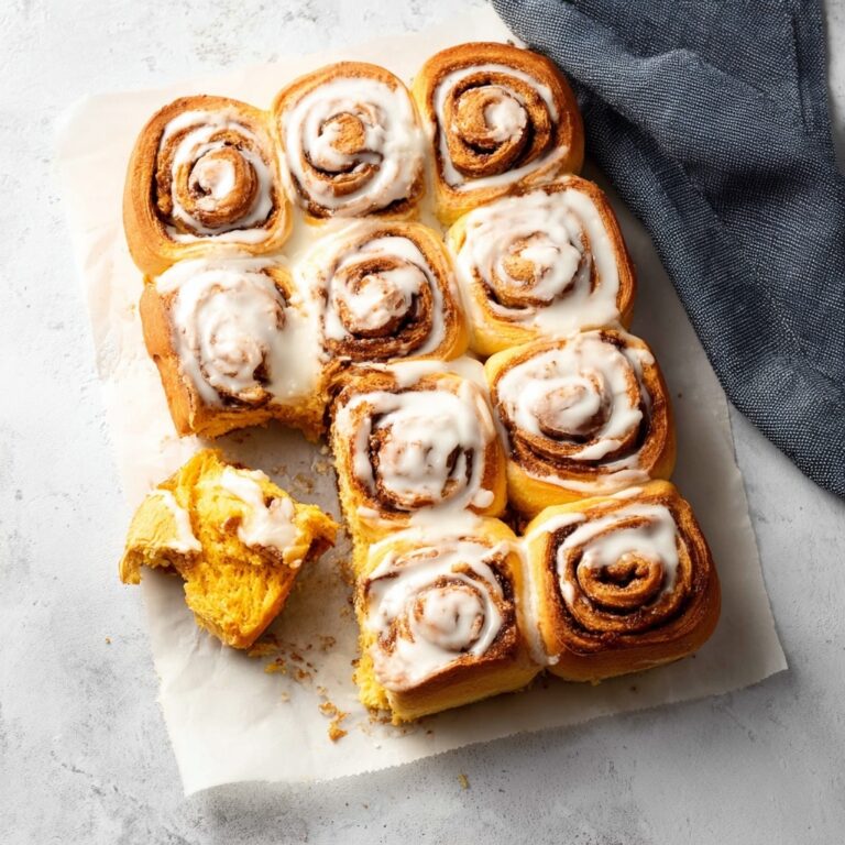 No Knead Pumpkin Cinnamon Rolls Recipe