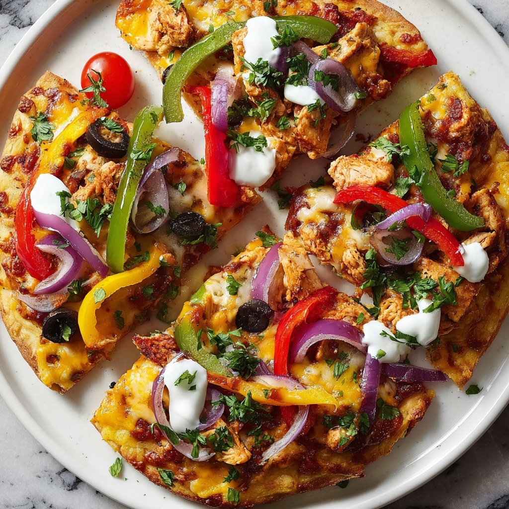 Cajun Chicken Flatbread Recipe - Recipe Image