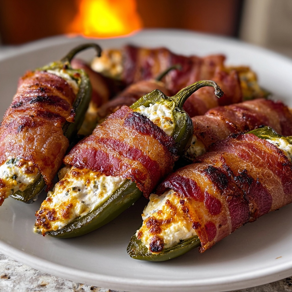 Bacon Wrapped Jalapeño Poppers Recipe - Recipe Image