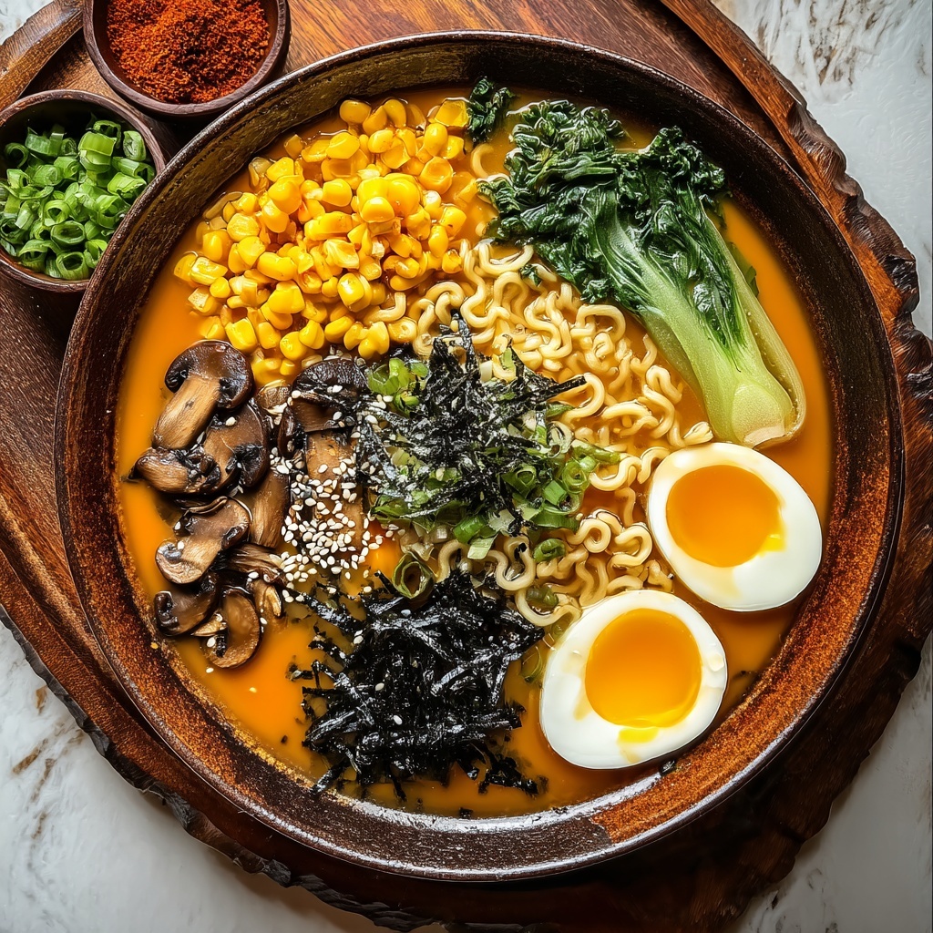 Spicy Miso Homemade Ramen Recipe - Recipe Image