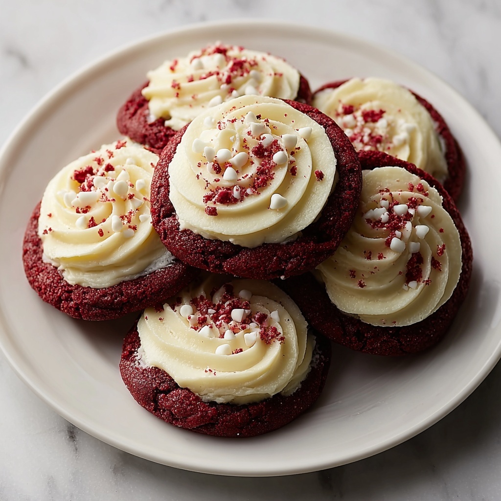 Crumbl Red Velvet Cupcake Cookies Recipe - Recipe Image