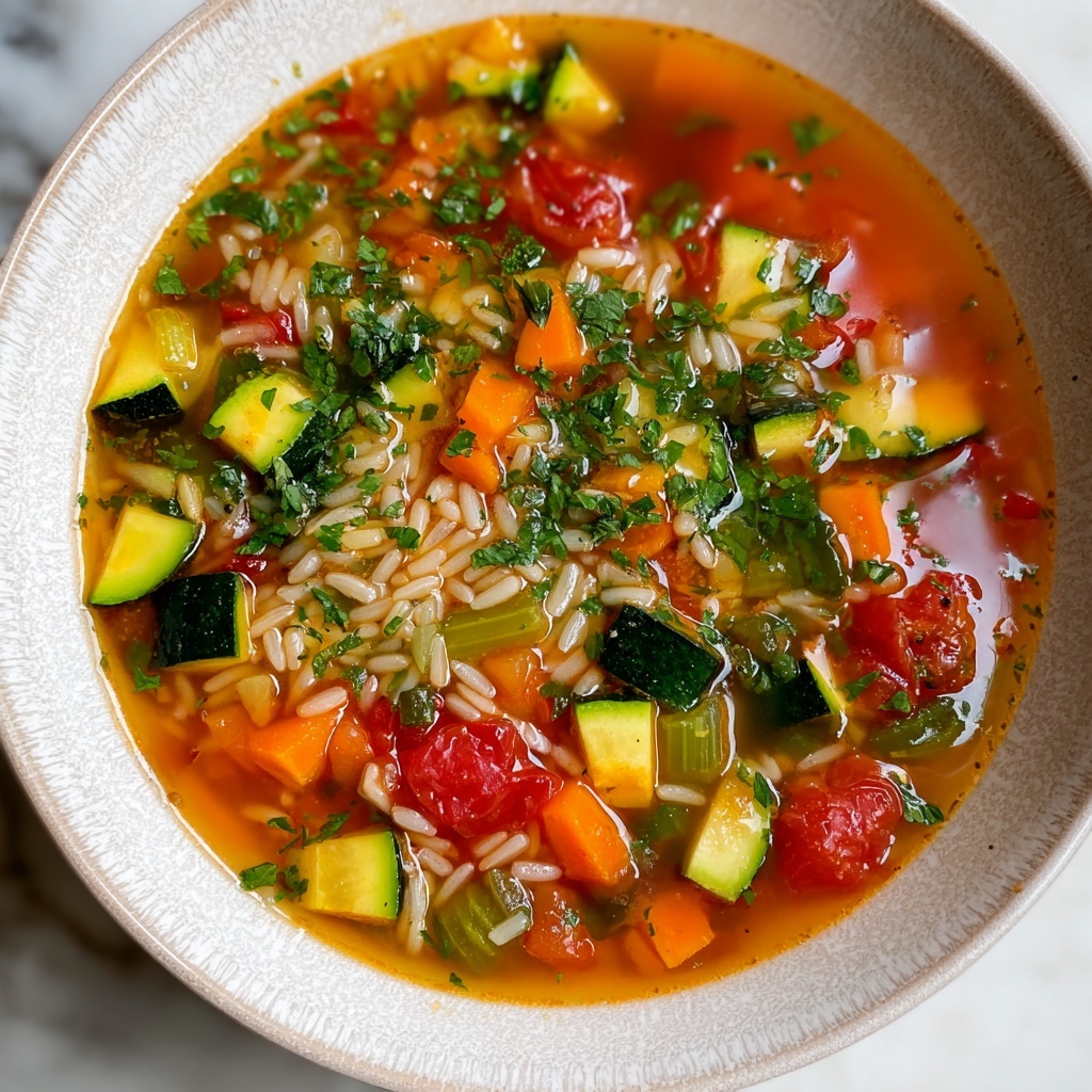Healthy Vegetable Orzo Soup Recipe - Recipe Image
